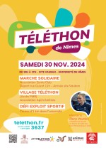 Affiche  Téléthon Nîmes